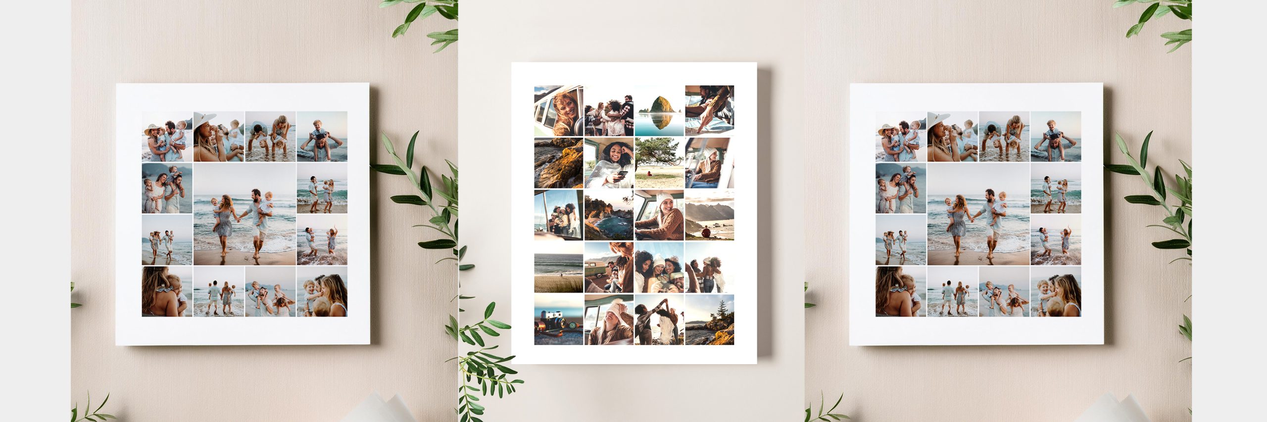 Poster mock up with decor close up, 3d render